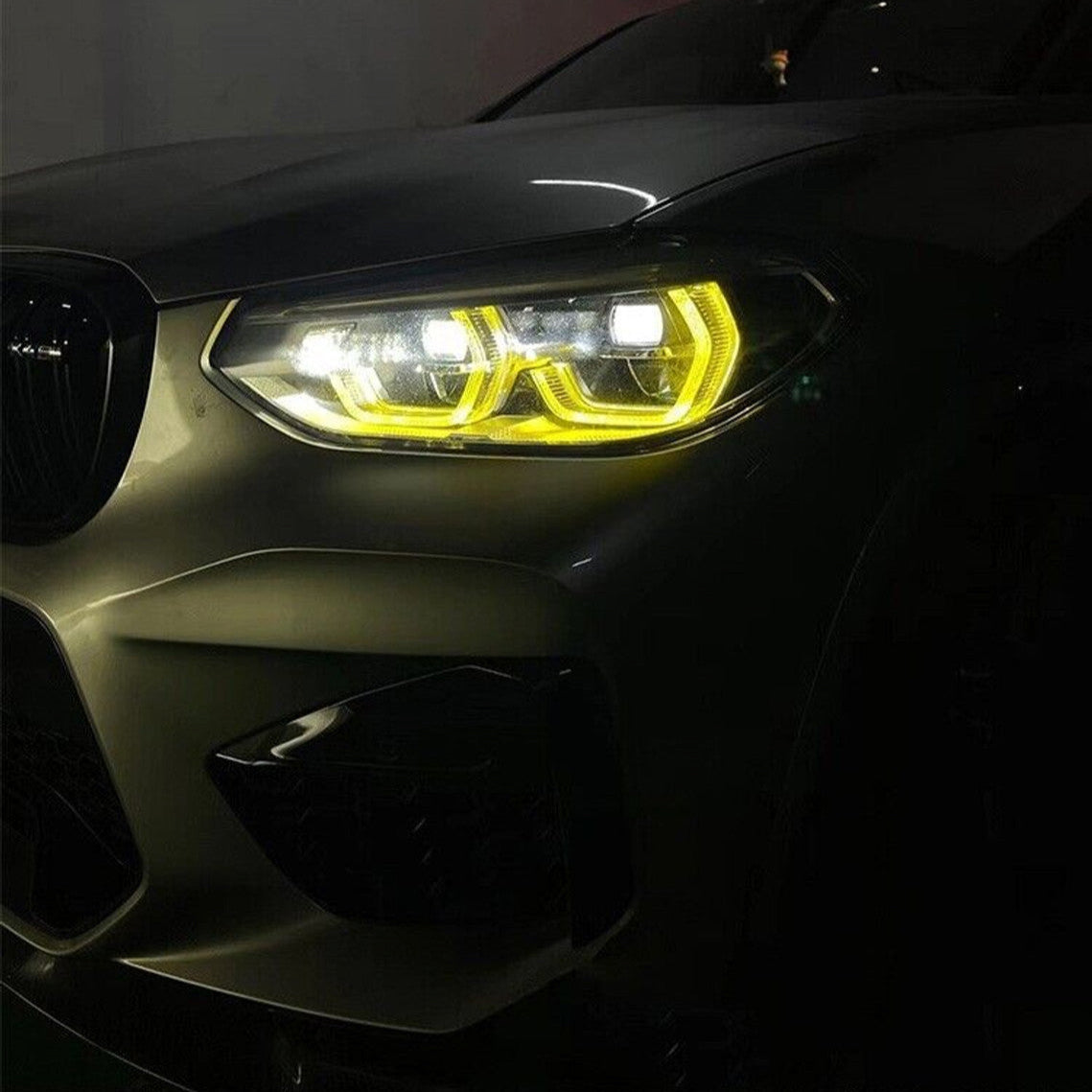 PPG color-changing modules for daytime running lights – suitable for BMW X3 / X3 M with adaptive LED headlights