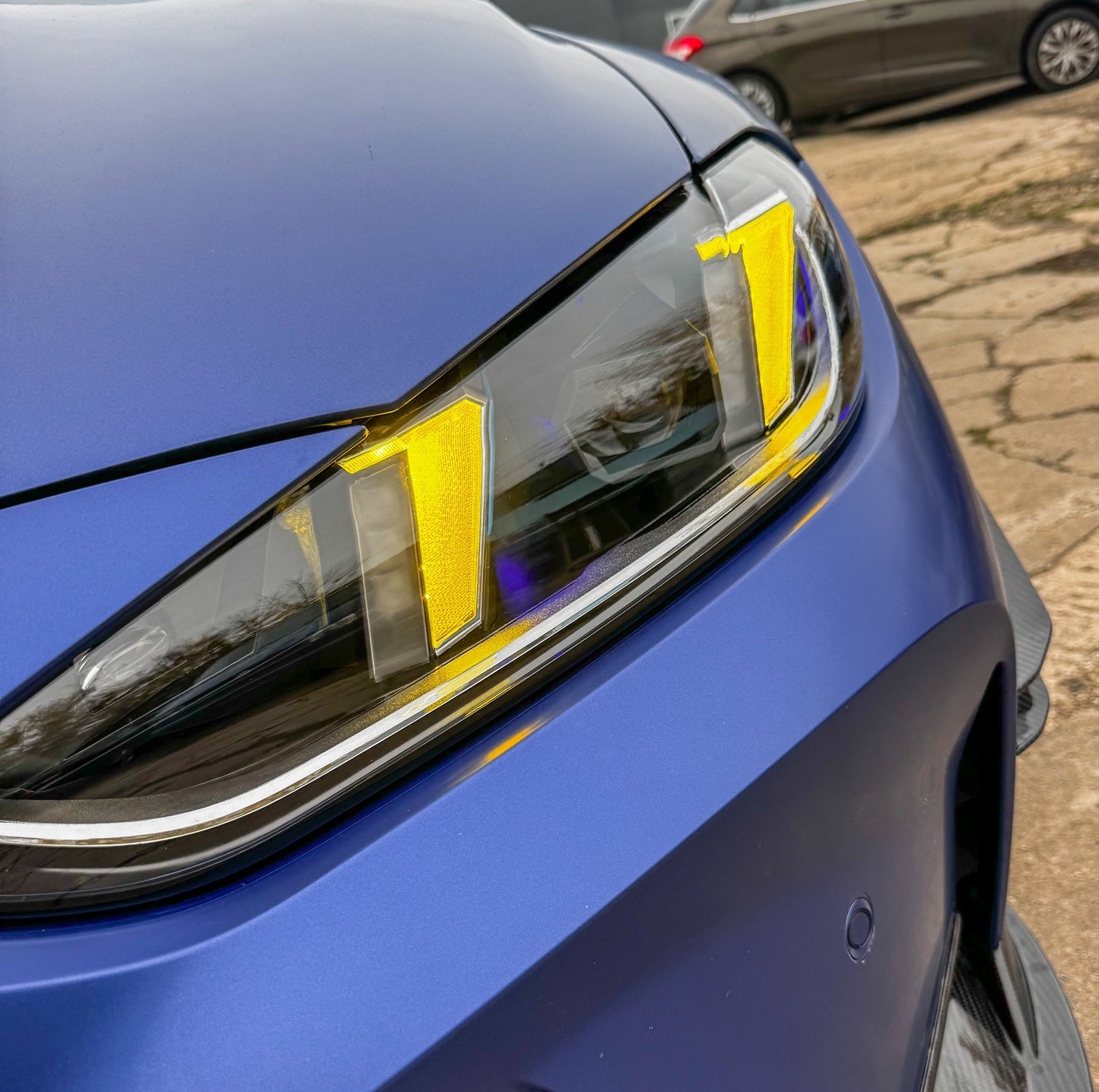 PPG Snake Eye Style farbwechselnde LED Facelift Scheinwerfer BMW G80 M3/ G82 M4/ 4er G-Reihe