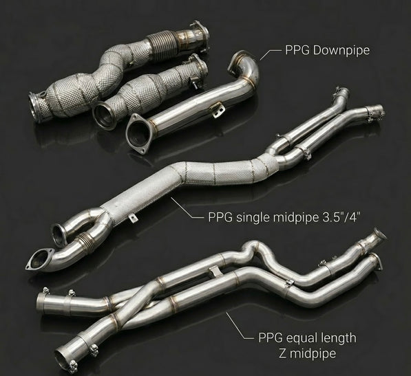 PPG Downpipe + Midpipe Bundle for BMW M2/M3/M4 G-Series