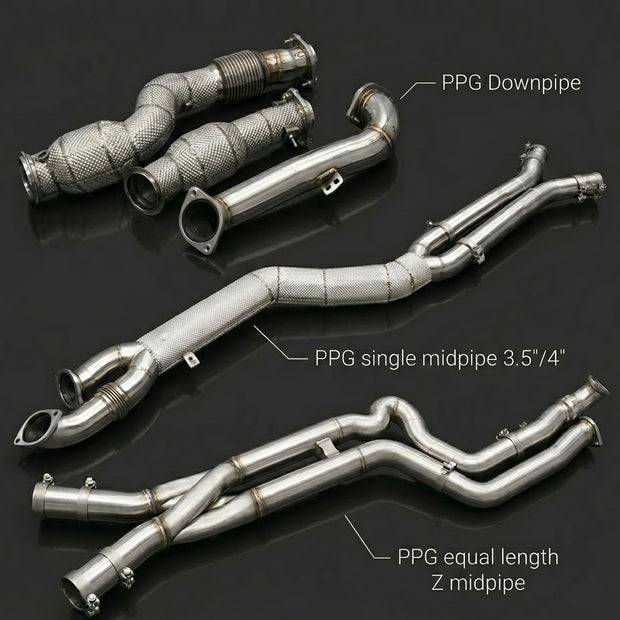 PPG Downpipe + Midpipe Bundle für BMW M2/M3/M4 G-Reihe