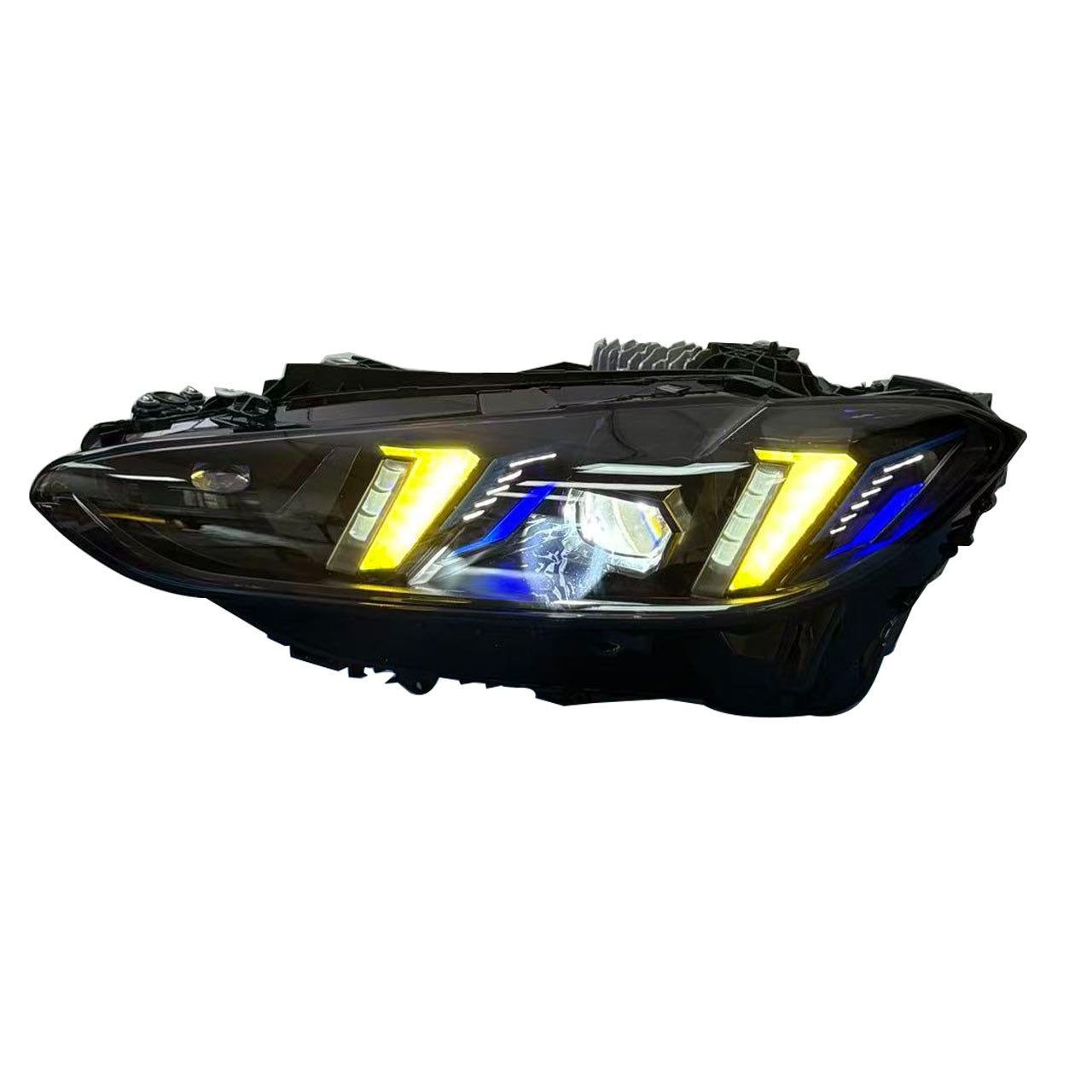 PPG BlackLine Snake-Eye Style – Farbwechselnde LED Facelift-Scheinwerfer für BMW G80 M3 / G82 M4 / G22-G26 4er G-Reihe (Vor-Facelift)