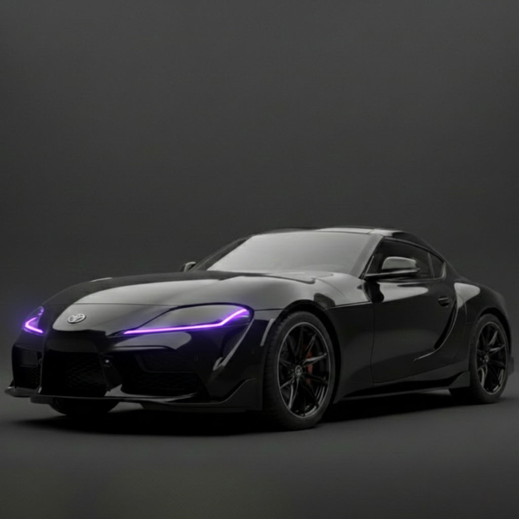 PPG RGB modules for daytime running lights for Toyota Supra