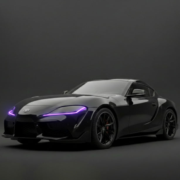 PPG RGB modules for daytime running lights for Toyota Supra